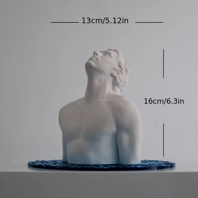 Anatomical human figure sculpture