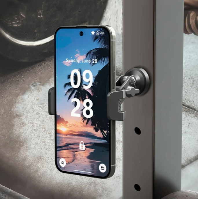 Magnetic phone holder for sports
