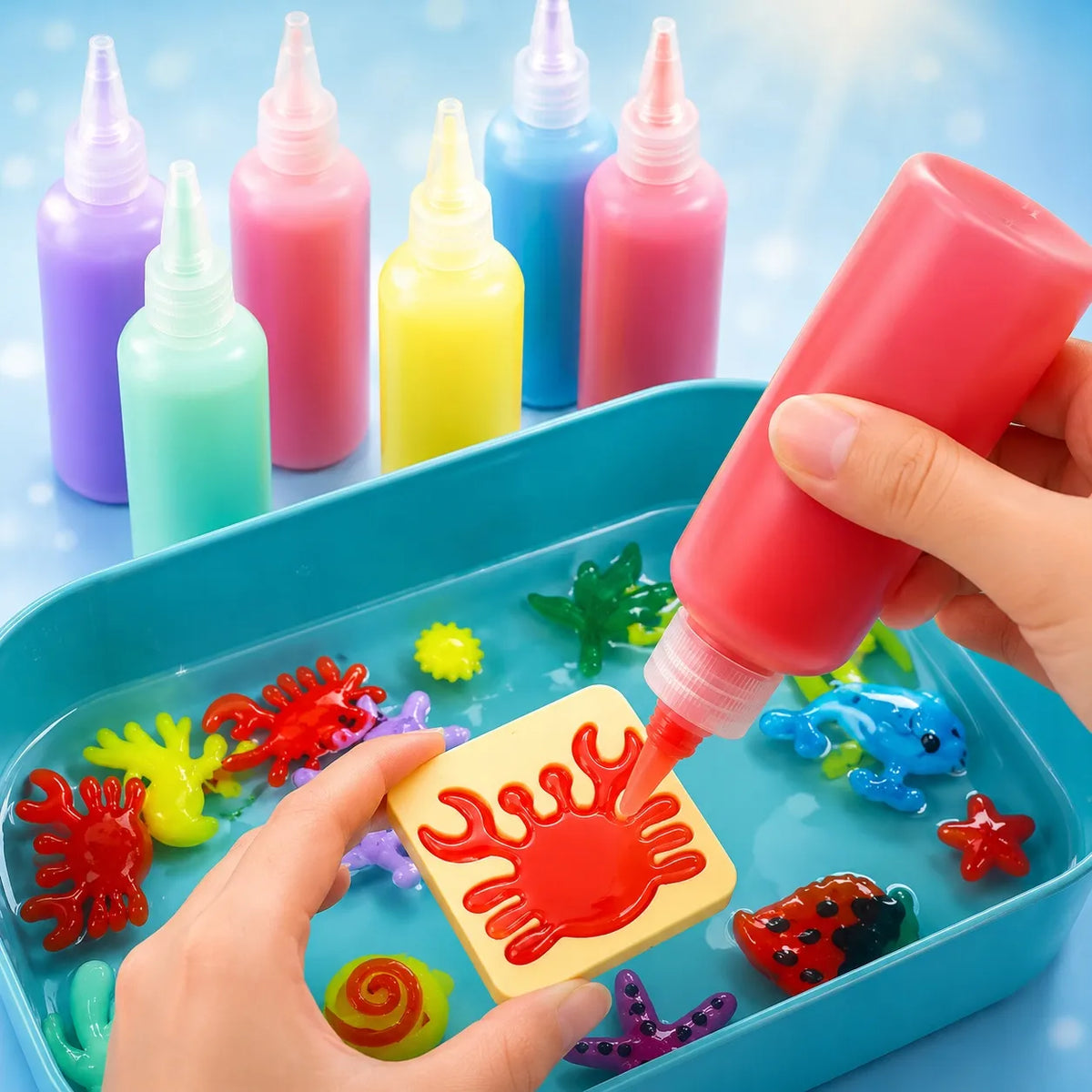„Magic Jelly XXL“ vandens gelio 3D figūrėlių kūrybinis rinkinys vaikams