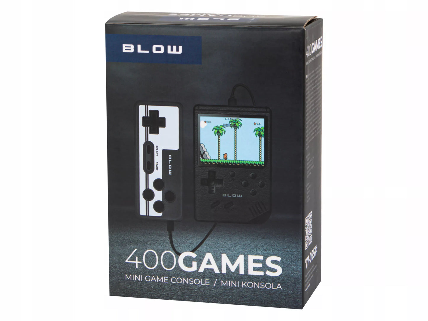 MINI RETRO ŽAIDIMŲ KONSOLĖ GAMEBOY NEŠIOJAMA ŽAIDIMŲ KONSOLĖ TV AV 400 ŽAIDIMŲ 2 ŽAIDĖJAMS