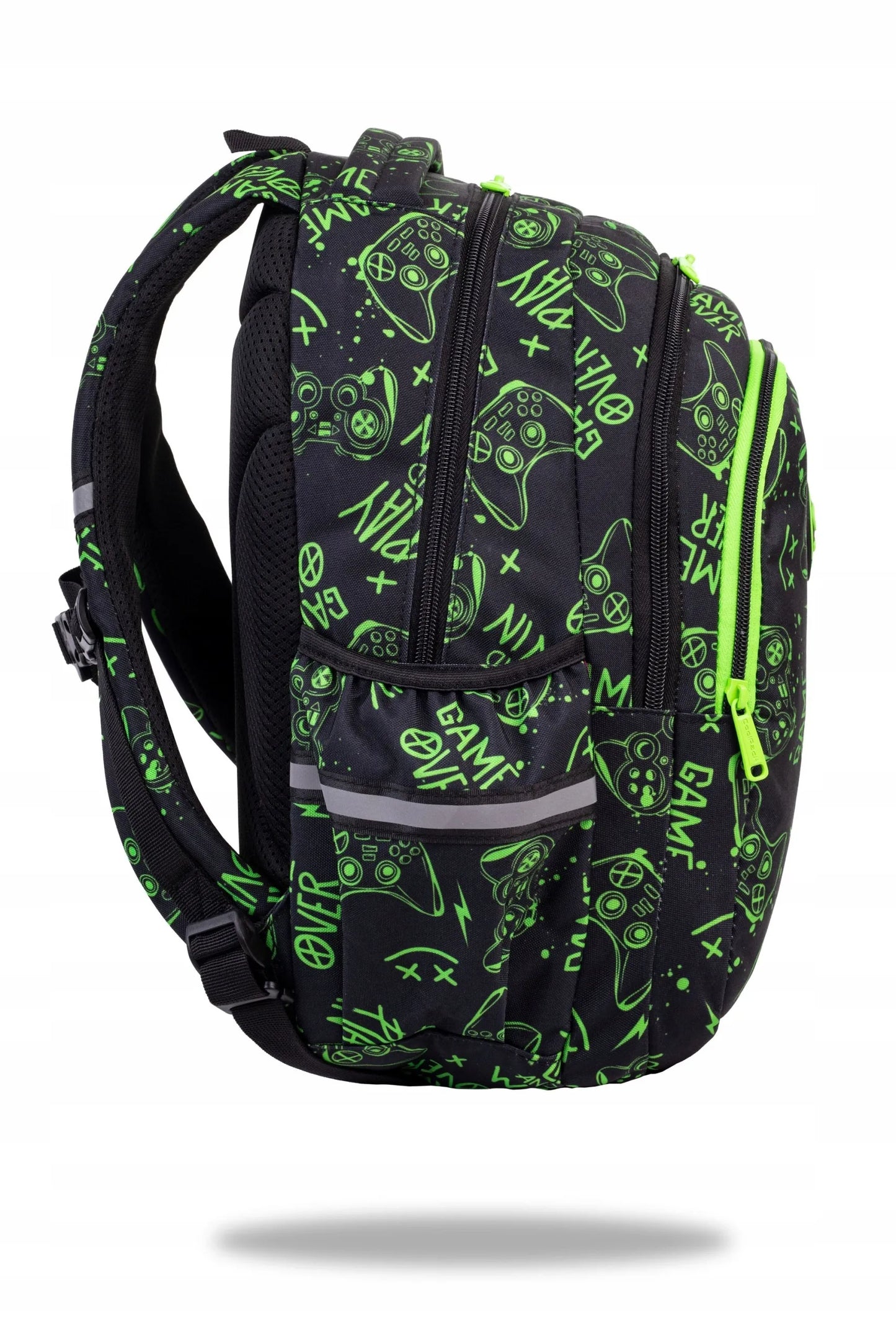 Mokyklinė kuprinė berniukui Coolpack Game Night juoda Jerry