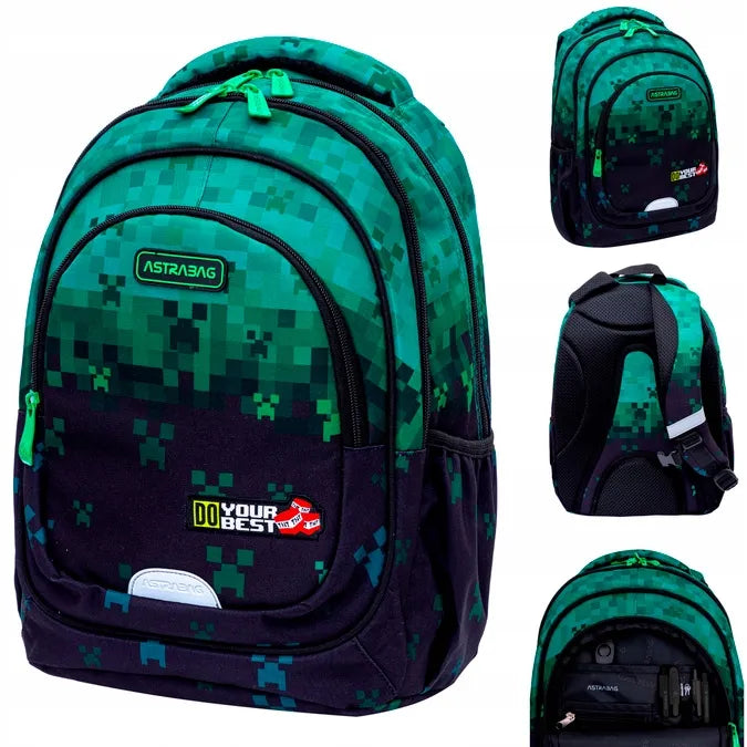 Mokyklinė kuprinė Minecraft 3 skyrių 20l