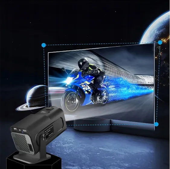 Nešiojamas projektorius HY320 MINI SMART HD LED ANDROID WiFi TV 150"