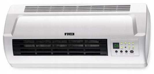 N'OVEEN sieninė oro užuolaida, ventiliatorius ir elektrinis šildytuvas, 2000W