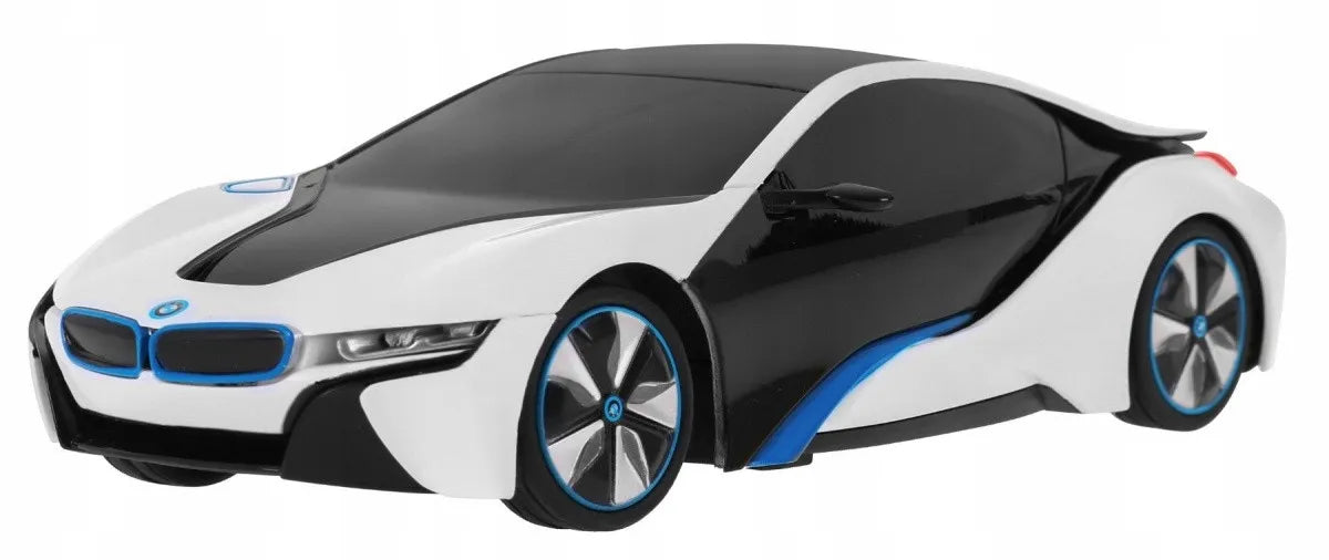 Nuotoliniu būdu valdomas automobilis Rastar BMW i8-UV su LED žibintais