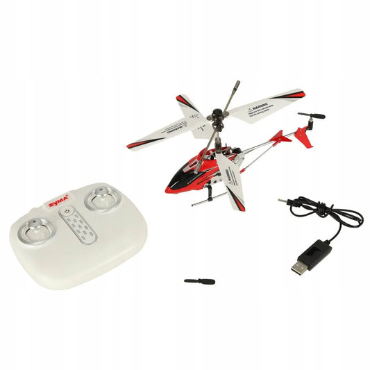 Nuotoliniu būdu valdomas sraigtasparnis SYMA S107H 2,4 GHz RTF, raudonas
