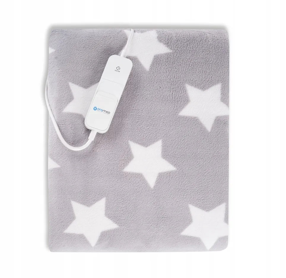 OROMED ORO-BLANKET STAR minkštas flisinis elektrinis pledas, 130 × 180 cm