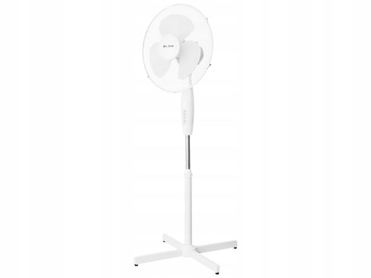 Pastatomas ventiliatorius BLOW 55W 40cm, tylus ir galingas su osciliacija