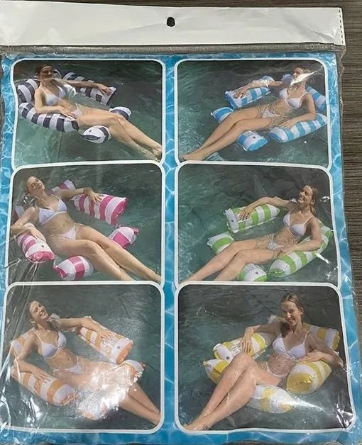 Pripučiamas čiužinys vandens hamakas plaukiojimui