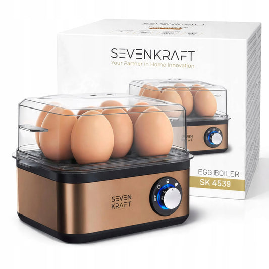 „Sevenkraft“ elektrinis kiaušinių virimo aparatas, 8 kiaušiniams, minkštai ir kietai virti