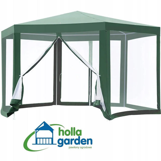 Sodo paviljono palapinė ALTANA su tinkleliu nuo uodų HEXAGON 4x4m