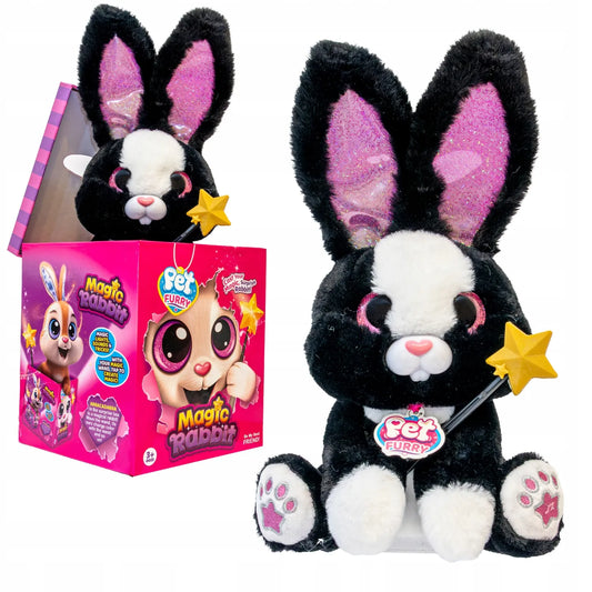 Stebuklingas burtininkas triušis interaktyvus žaislas MAGIC RABBIT šviečia groja