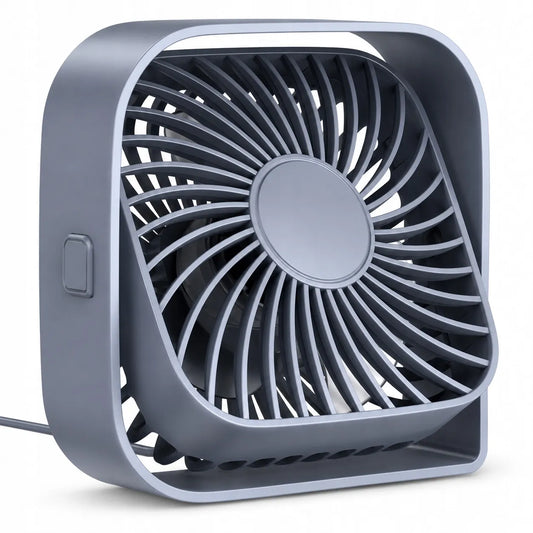 TOPK K50 tylus USB stalinio kompiuterio mini ventiliatorius, pilkas