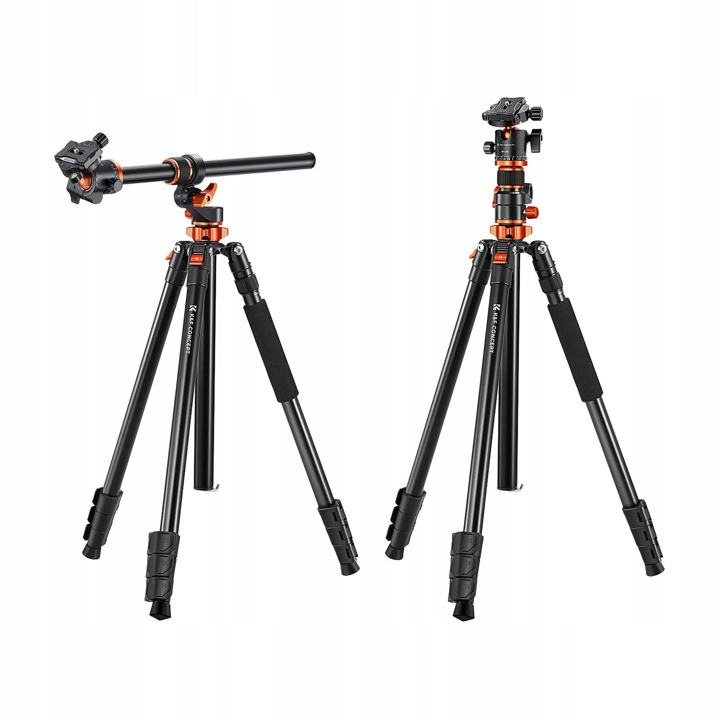 Trikojis su lenkiama kolona 230 cm 10 kg + monopodas K&F T254A7 + galvutė BH-28L