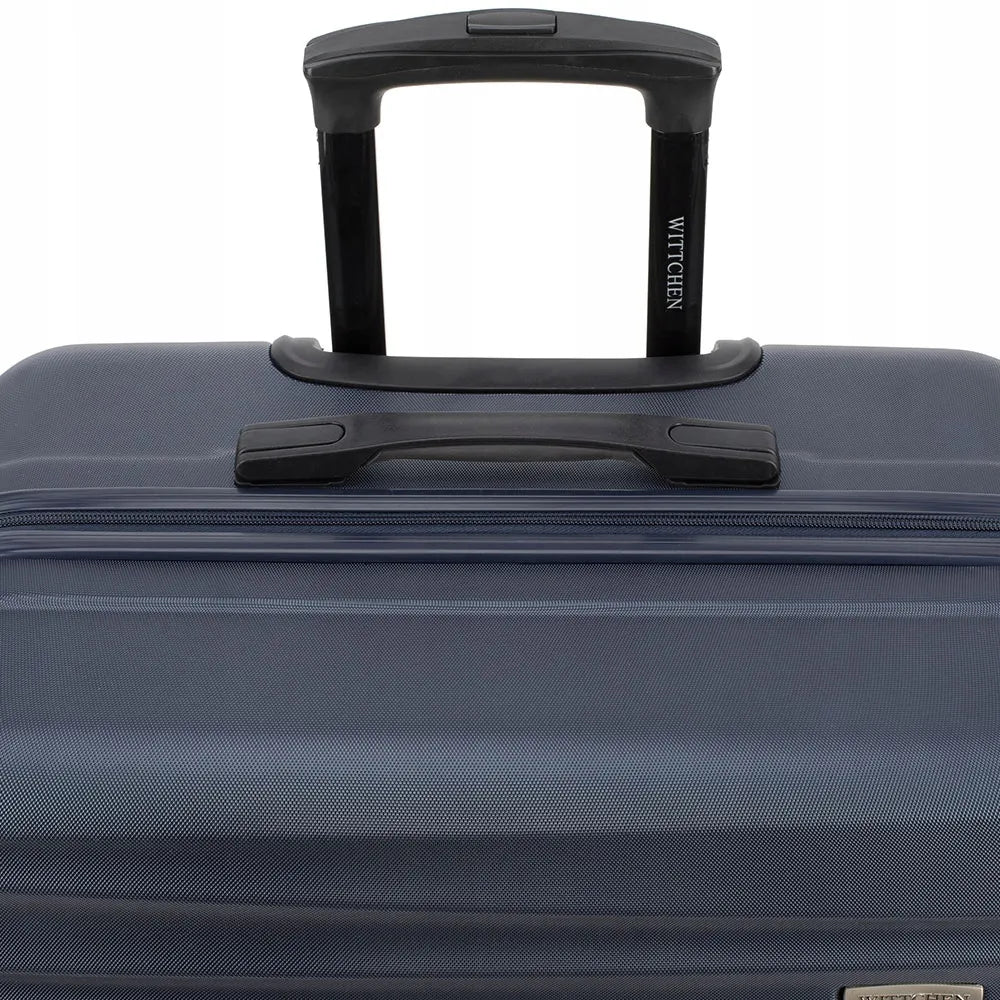 WITTCHEN didelis kietas lagaminas ABS 56-3A-313-91 96 l tamsiai mėlynas