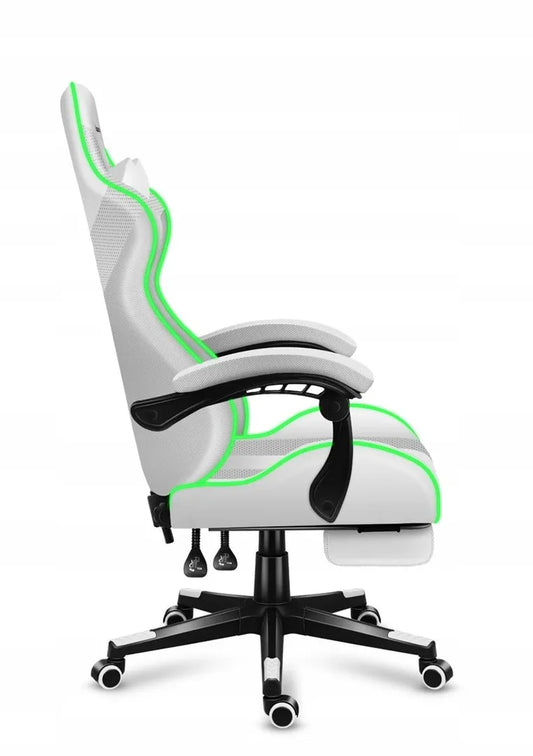 Žaidimų krėslas „Huzaro Force 4.7 RGB White“