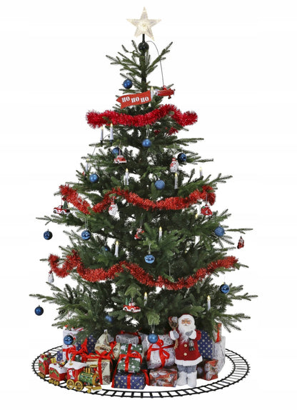 Kalėdinis traukinukas LED Melodija Kalėdų giesmės Ø136cm