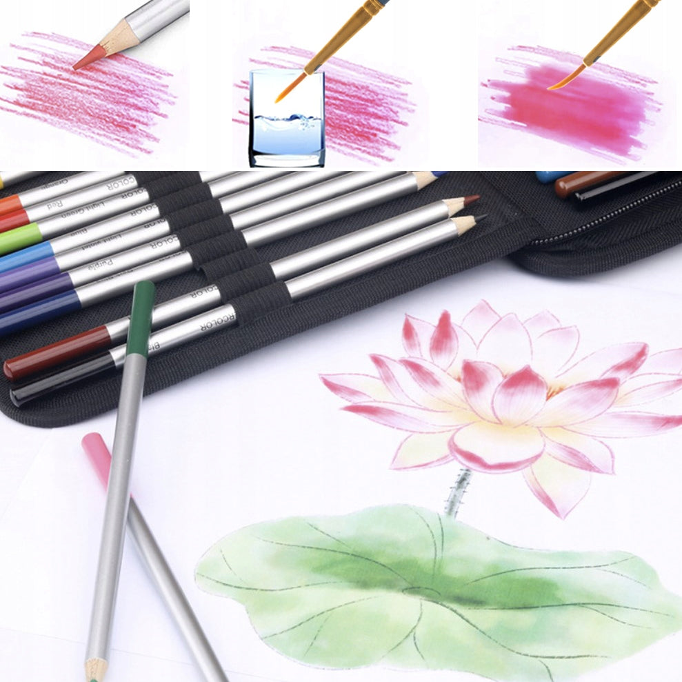 74 PIEŠTUKŲ IR KREDELIŲ RINKINYS ESKIZAVIMUI IR PIEŠIMUI, PROFESIONALUS ESKIZŲ KNYGŲ RINKINYS