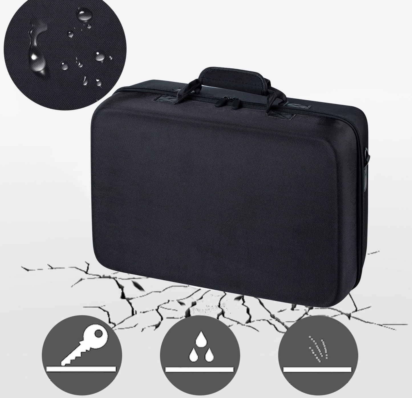 Kelioninis dėklas, sustiprintas lagaminas PS5 Slim / PS5 D ChassiC ir pultams