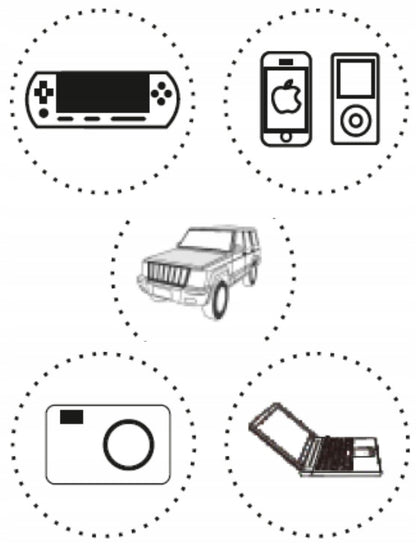 JUMP STARTER AKUMULIATORIUS POWERBANK ŽIBINTUVĖLIS PLAKTUKAS KABELIAI RINKINYS 12800mAh