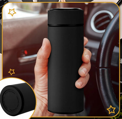 Dovanų rinkinys: Termosas su LED ekranėliu, rašiklis, užrašų knygelė. Dovana šventėms.