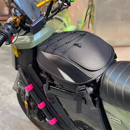 Neperšlampantis šalmo krepšys motociklo sėdynei, kuro bakui  3-in-1