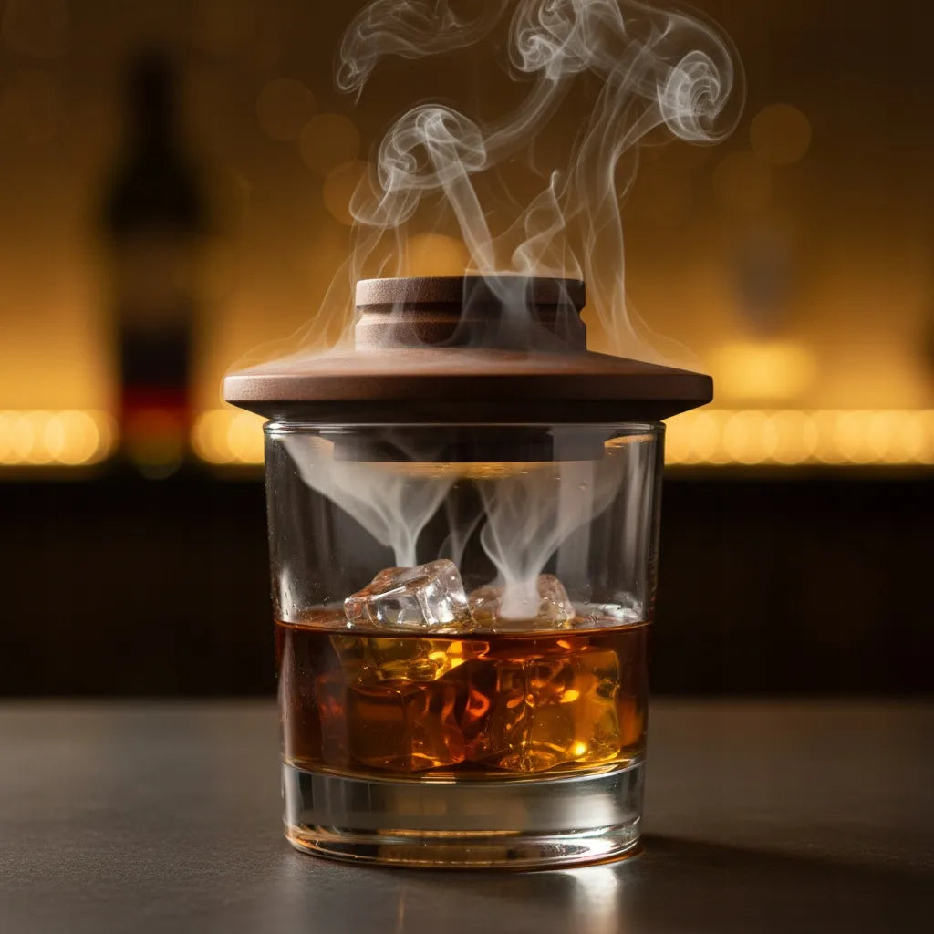 15 viename viskio rūkymo rinkinys „Whisky Smoker“ – dovana vyrui, vaikinui