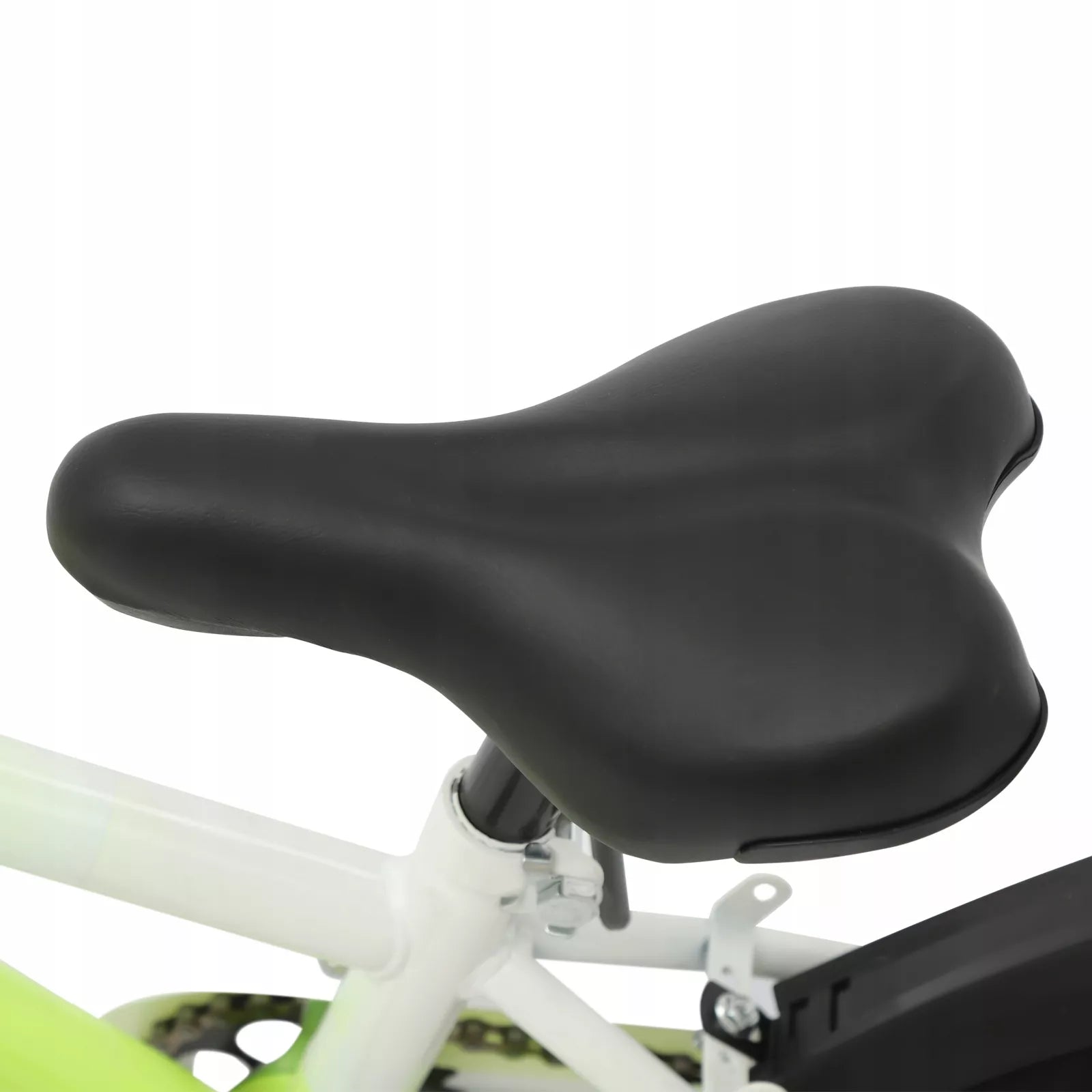 16" (41 cm) geltonas vaikiškas dviratis su apšvietimu