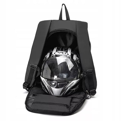 Motociklininko kuprinė nešiojamajam kompiuteriui, šalmui, 30 L, atspari vandeniui, skirta motociklui