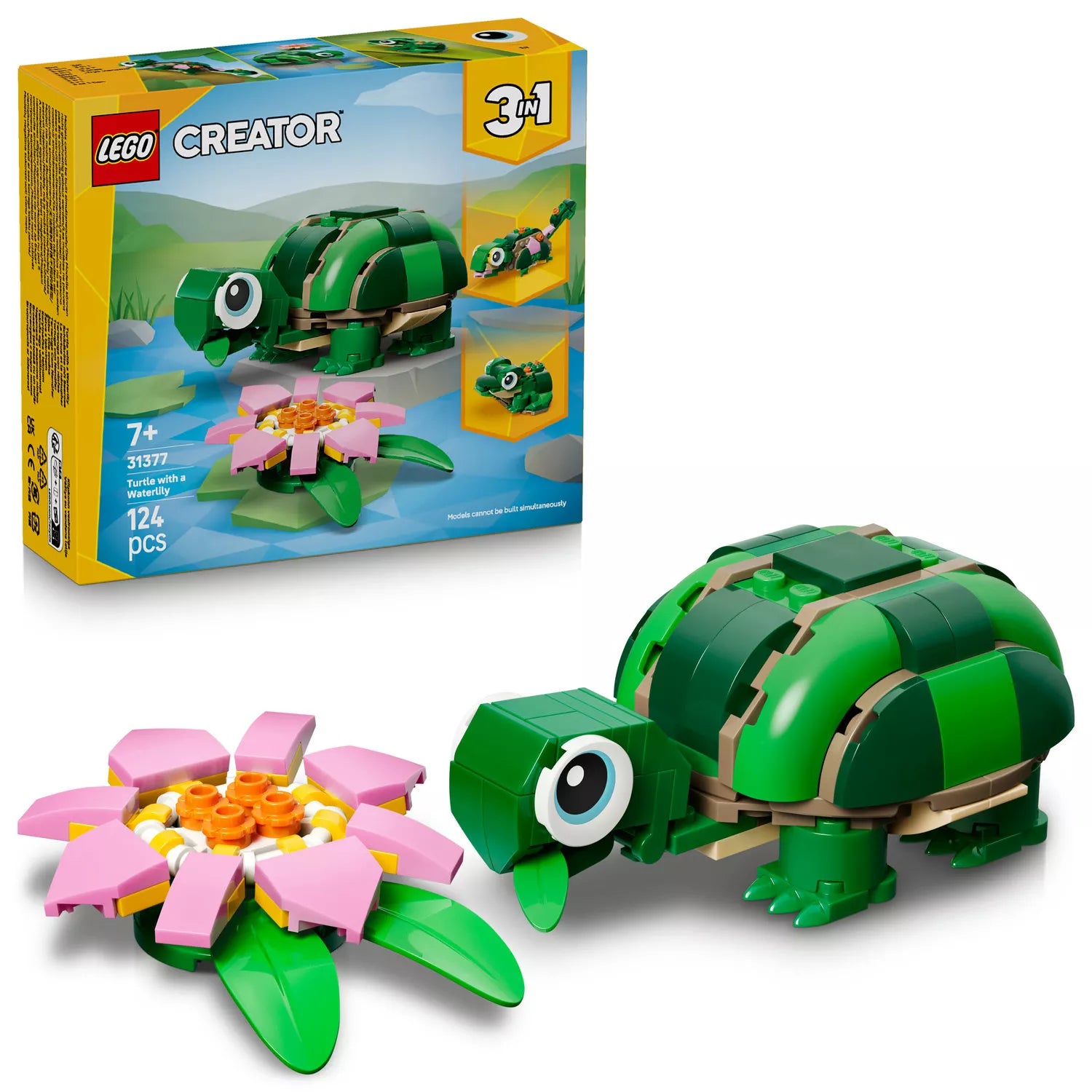 LEGO Creator 3w1 31377 Vėžlys ir vandens lelija