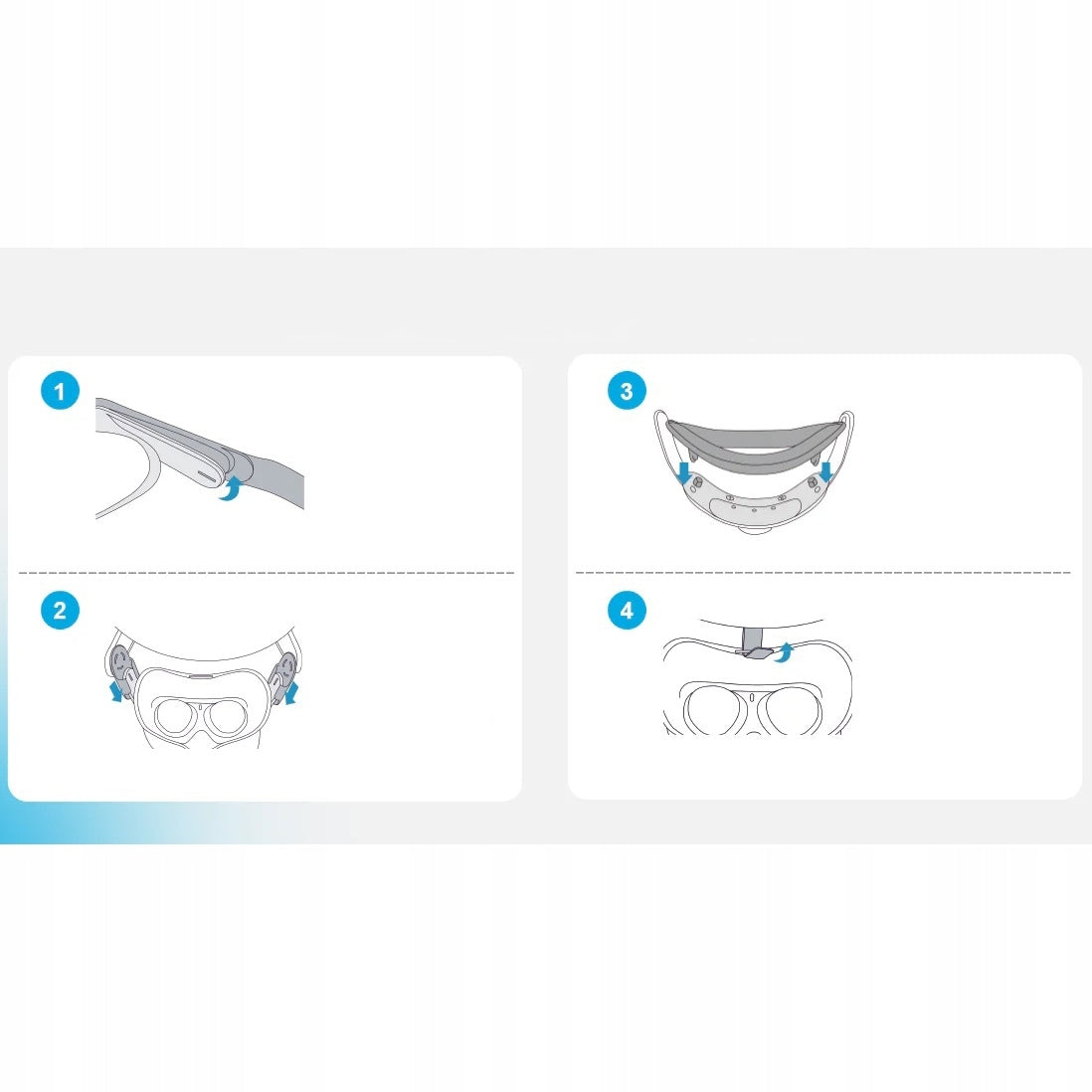 Atraminimo dirželis BOBOVR M3 Pro Oculus Meta Quest 3/3s su maitinimo baterija