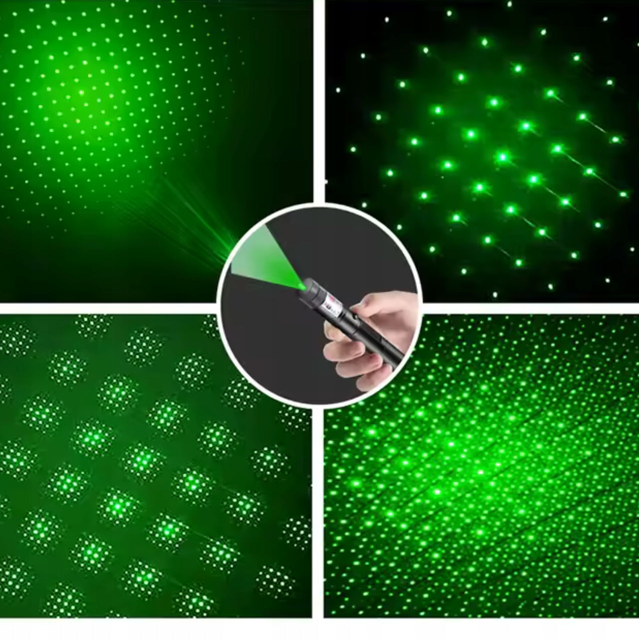 Galingas Žalias Lazerinis Rodiklis ULTRA 90000W Mega Nuotolis 4in1 Lazeris