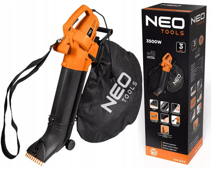 2-in-1 sodo siurblys su lapų smulkintuvu ir pūstuvu 3500W 45L NEO
