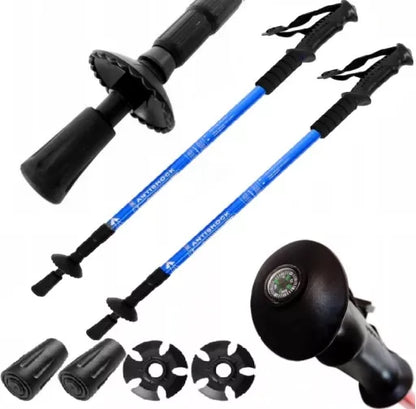 2 vnt. NORDIC WALKING lazdelės 125 LAZDĖS 115 105 vaikščiojimui LENGVAS REGULIUOJAMAS
