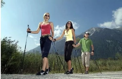 2 vnt. NORDIC WALKING lazdelės 125 LAZDĖS 115 105 vaikščiojimui LENGVAS REGULIUOJAMAS