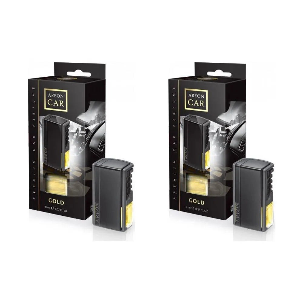 2 vnt. „Areon Car Sport Lux Gold“ automobilio oro gaivikliai ventiliacijos grotelėms, 8 ml