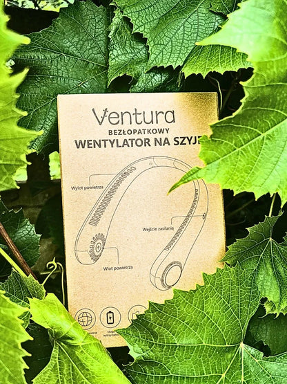 2 vnt. Ventura kaklo ventiliatorius bevielis nešiojamas lankstus