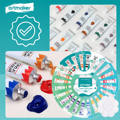 Meno tapybos rinkinys su molbertu, dažais, dovana vaikams