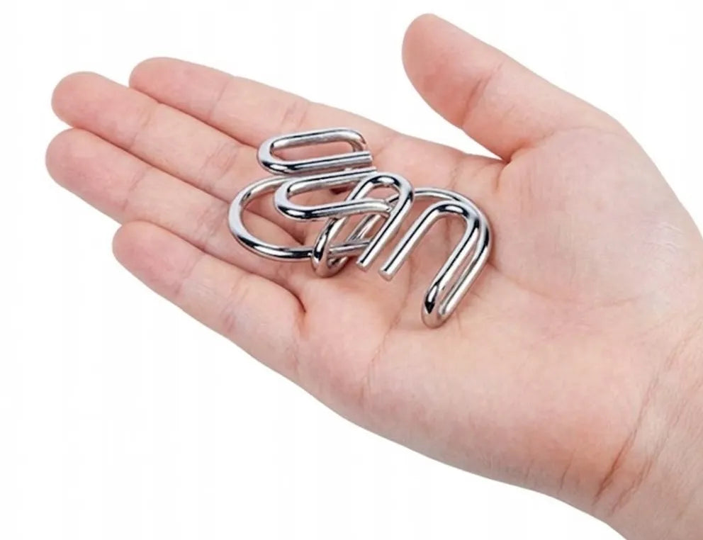 24 metalinių loginių galvosūkių rinkinys vaikams ir šeimai (B055)