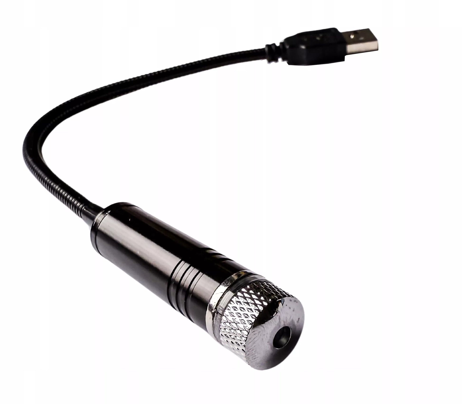 USB LED lazerinis projektorius, violetinė žvaigždė, lubų hologramos automobilio interjerui