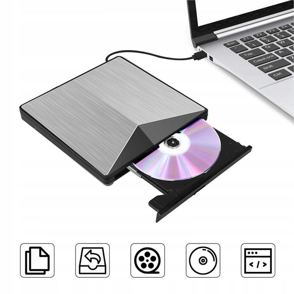 Išorinis DVD CD USB-C 3.0 grotuvas rašytuvas nešiojamam kompiuteriui