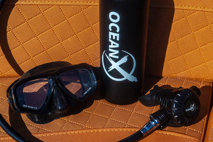 2L nardymo balionų rinkinys su kuprine, vožtuvu ir kandikliu suaugusiesiems OceanX