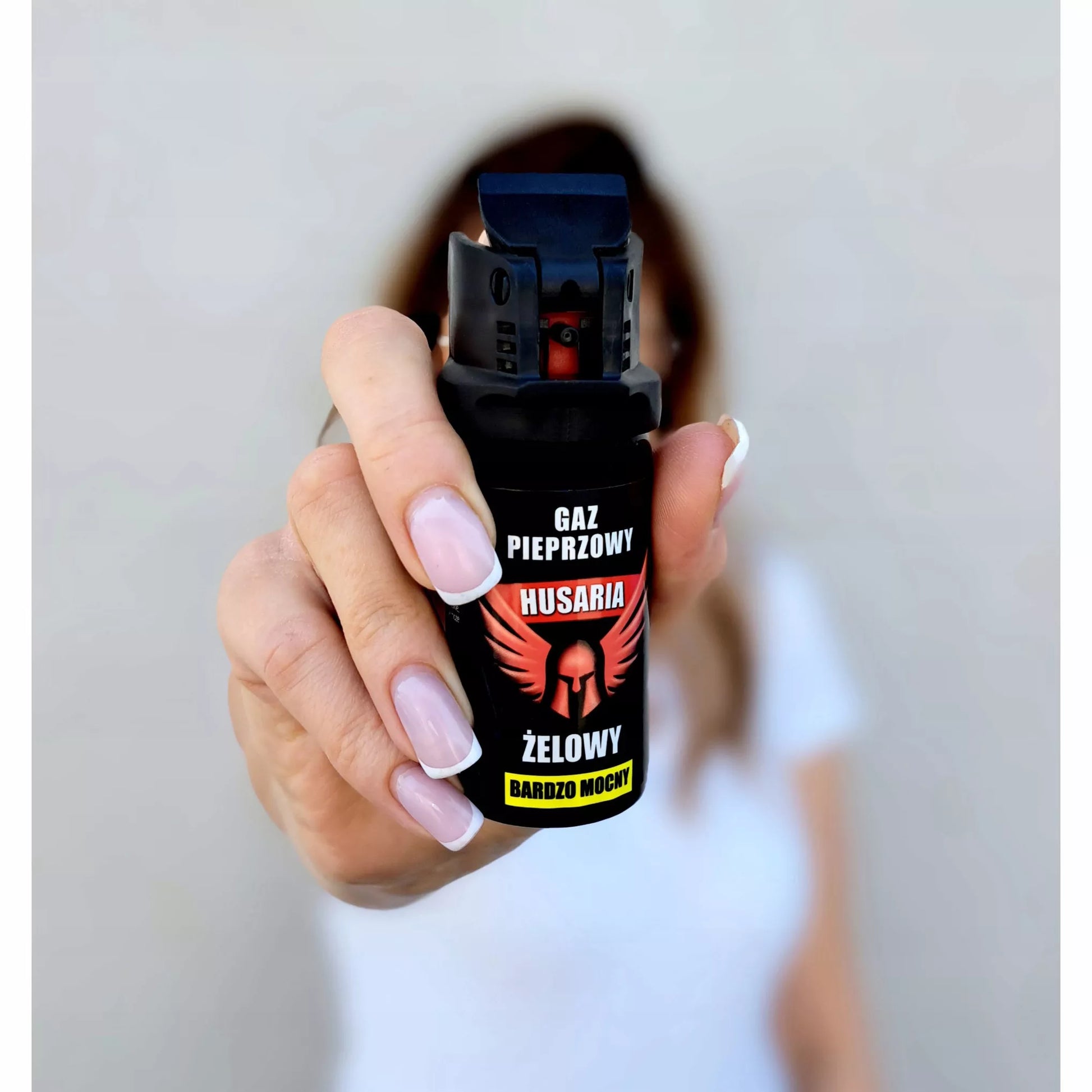 2x Husaria LABAI STIPRUS Pipirinis purškiklis gelio pavidalu 40ml gynybinis GELIS UV žymeklis