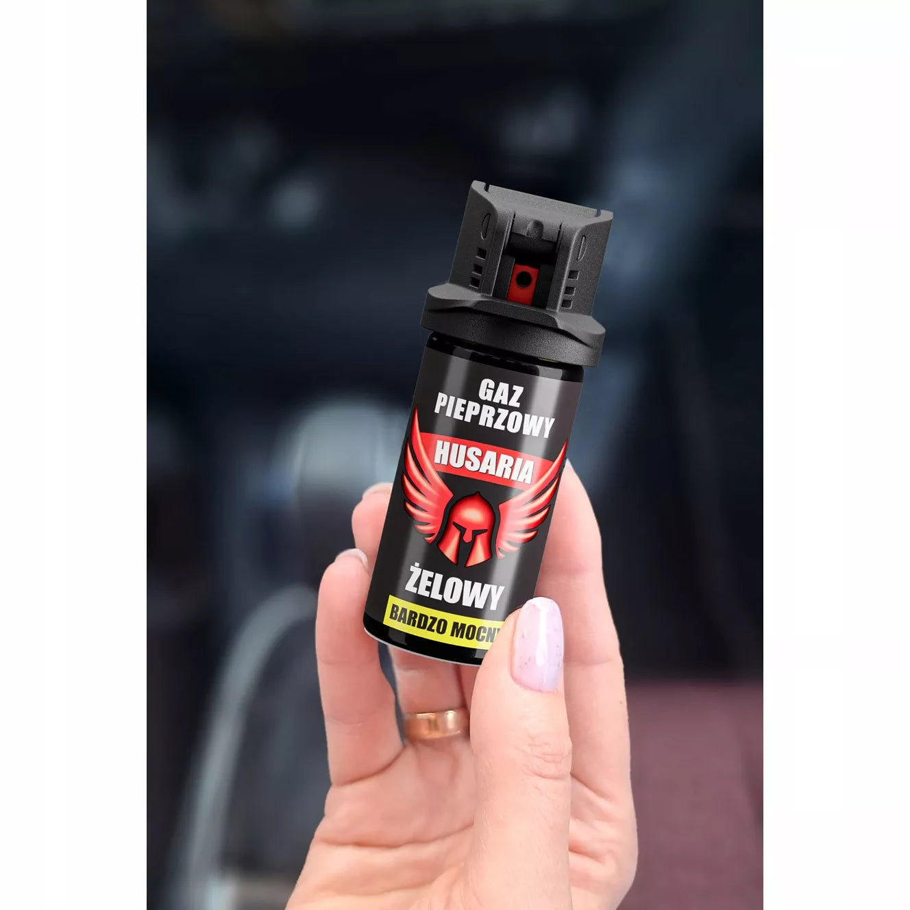 2x Husaria LABAI STIPRUS Pipirinis purškiklis gelio pavidalu 40ml gynybinis GELIS UV žymeklis