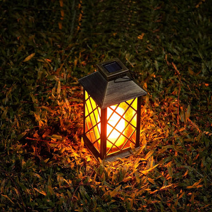 2x Sodoje LED Saulės Šviestuvas Žibintas Žibintas Žvakidė Rudas 2V 35MA