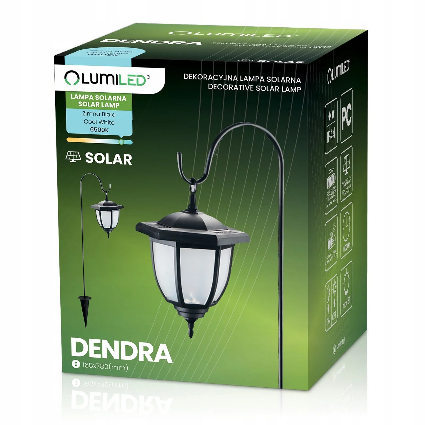 2x LED saulės sodo lempa lauko dekoratyvinis įsmeigiamas stulpelis