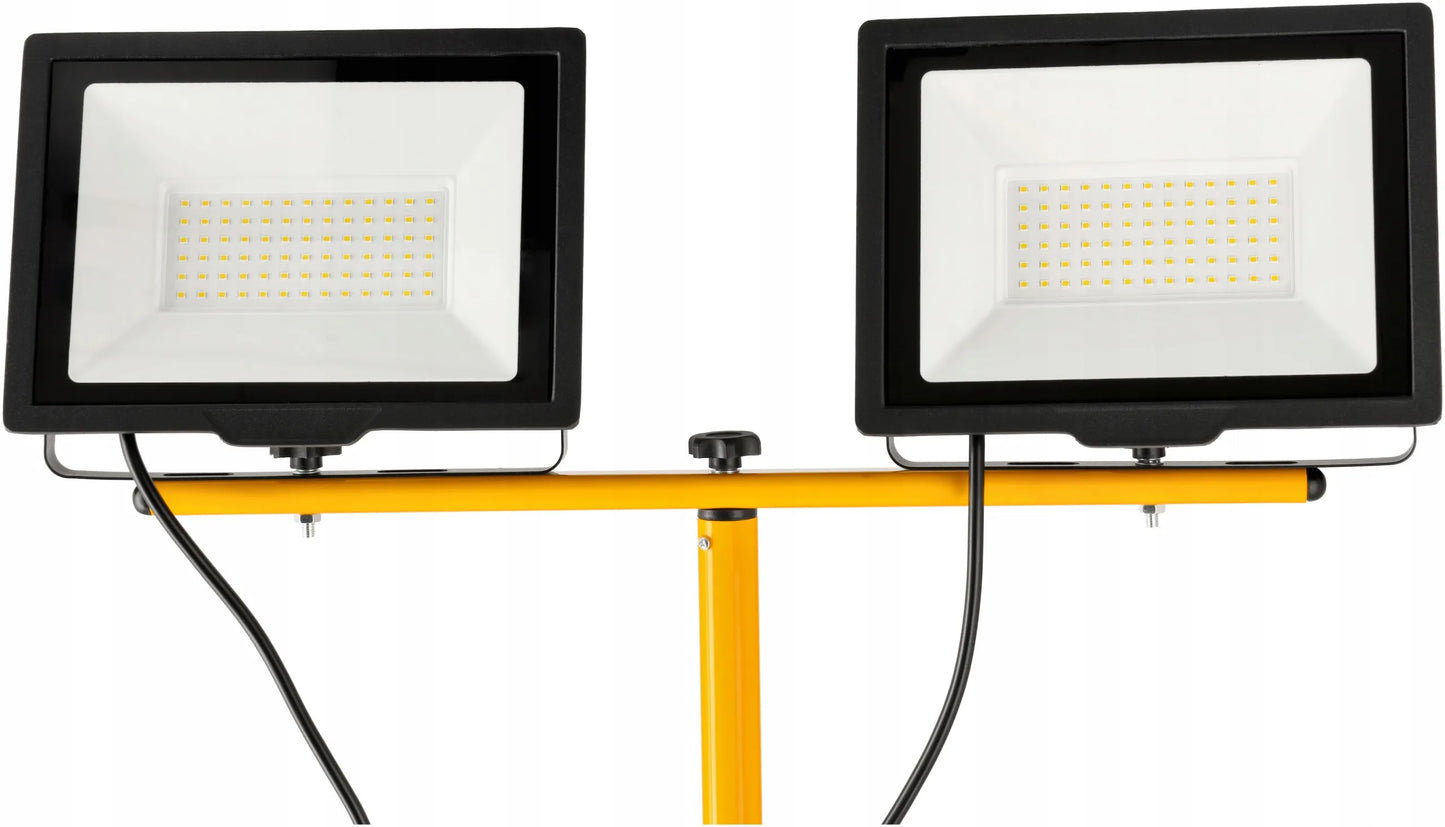 2x100W LED prožektorius su 230V statyvu 200W IP65
