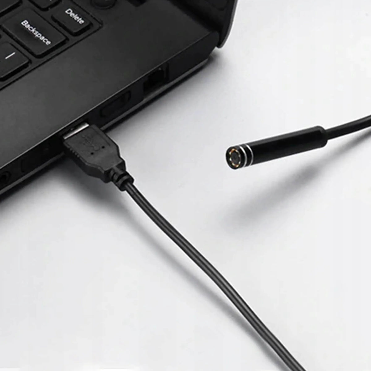 3 viename HD endoskopinė inspekcinė kamera „Android“ telefonui, USB-C, IP67, 1 m, LED