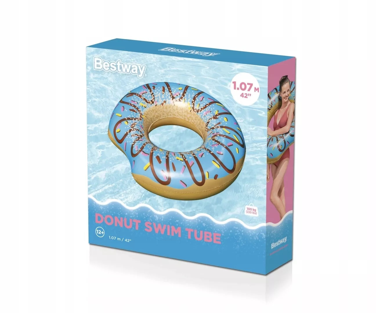 Bestway 36118 Plaukimo ratas "Donut" Mėlynas 1,07 m