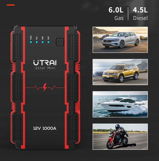 JUMP STARTER POWERBANK 12V 1000A Galingas MINI STARTERIS